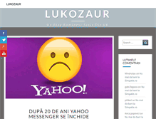 Tablet Screenshot of lukozaur.com